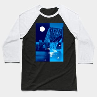 Fort Bridge at Night Baseball T-Shirt